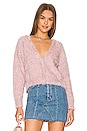 view 1 of 4 Eyelash Cardigan in Rose Pink