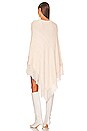 view 3 of 4 Mix Stitch Poncho in Cream