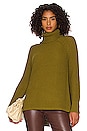 view 1 of 4 Turtleneck Shaker Pullover Sweater in Fir