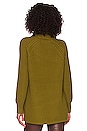 view 3 of 4 Turtleneck Shaker Pullover Sweater in Fir
