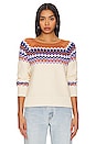 view 1 of 4 Jen Fair Isle Pullover Sweater in Cream Multi