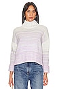 view 1 of 4 Ombre Blair Pullover Sweater in Purple Rose Multi