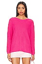 view 1 of 4 Emma Crewneck Sweater in Shocking Pink