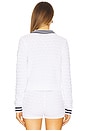 view 3 of 4 Leena Double Breasted Cardigan in Bleach White Multi
