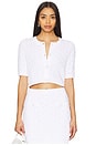 view 1 of 4 Brenda Cropped Cardigan in Bleach White