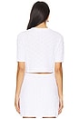 view 3 of 4 Brenda Cropped Cardigan in Bleach White