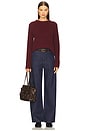 view 4 of 4 Jane Sweater in Oxblood
