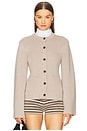 view 1 of 4 CÁRDIGAN CATHERINE in Camel Heather