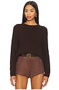view 1 of 4 Jane Sweater in Coffee Bean