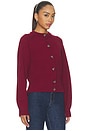 view 2 of 4 CARDIGAN CON MANGAS RAGLAN ESME in Dark Cherry