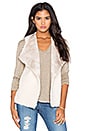 view 2 of 4 Reversible Faux Shearling Vest in Natural Cream