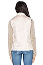 view 4 of 4 Reversible Faux Shearling Vest in Natural Cream