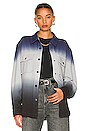 view 1 of 4 Ombre Shacket in Ink Multi