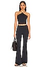 view 4 of 4 PANTALON FLARE in Black