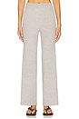 view 1 of 6 Milo Wide Leg Rib Pant in Grey Mist Heather