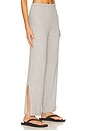 view 2 of 6 Milo Wide Leg Rib Pant in Grey Mist Heather
