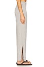 view 3 of 6 Milo Wide Leg Rib Pant in Grey Mist Heather