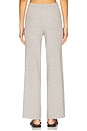 view 4 of 6 Milo Wide Leg Rib Pant in Grey Mist Heather