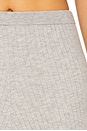 view 6 of 6 Milo Wide Leg Rib Pant in Grey Mist Heather
