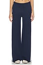 view 2 of 6 Merritt Drawstring Striped Wide Leg Pant in Dark Blue Combo