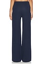 view 4 of 6 Merritt Drawstring Striped Wide Leg Pant in Dark Blue Combo