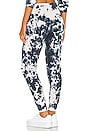 view 3 of 4 Tie Dye Joggers in Coal Multi