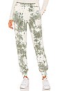 view 1 of 4 Tie Dye Joggers in Sage Multi