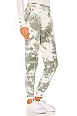 view 2 of 4 Tie Dye Joggers in Sage Multi