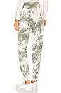 view 3 of 4 Tie Dye Joggers in Sage Multi