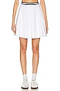 view 1 of 4 Larissa Pleated Tennis Skirt in Bleach White Multi
