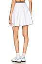 view 3 of 4 Larissa Pleated Tennis Skirt in Bleach White Multi