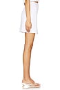 view 3 of 6 Kathleen Cable Mini Skirt in Bleach White
