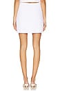 view 4 of 6 Kathleen Cable Mini Skirt in Bleach White