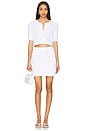 view 5 of 6 Kathleen Cable Mini Skirt in Bleach White