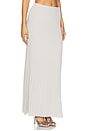 view 2 of 6 Spencer Lurex Pleated Maxi Skirt in Glacier Grey