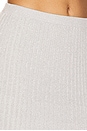 view 6 of 6 Spencer Lurex Pleated Maxi Skirt in Glacier Grey
