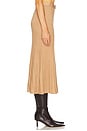 view 3 of 6 Rory Pleated Midi Skirt in Fawn Heather