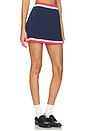 view 2 of 6 Campbell A-line Mini Skort in Dark Blue Combo