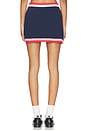 view 4 of 6 Campbell A-line Mini Skort in Dark Blue Combo