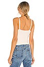 view 3 of 5 Rib Bralette Tank in Chalk