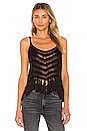 view 1 of 4 Fringe Top in Black