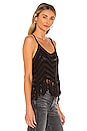 view 2 of 4 Fringe Top in Black