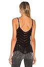 view 3 of 4 Fringe Top in Black