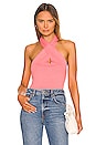 view 1 of 5 Multi Wear Halter Top in Pink Berry