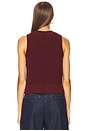view 3 of 4 Demi Tank in Oxblood
