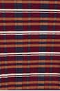 view 6 of 5 Sienna Plaid Rib Polo Top in Dark Cherry Combo