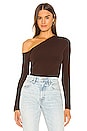 view 1 of 4 X REVOLVE Asymmetrical Pullover Top in Chocolate