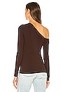 view 3 of 4 X REVOLVE Asymmetrical Pullover Top in Chocolate
