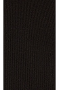 view 5 of 5 Fashioned Rib Deep V Tank in Black