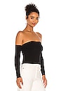 view 2 of 4 Tube Top with Sleeves in Black